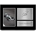 HWC Trading Lewis Hamilton A4 Senza Cornice Firmato Regalo Visualizzazione Delle Foto Print Immagine Autografo Stampato Per F