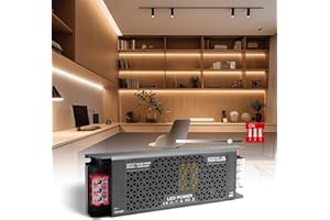 SUCIKORIO 24V 200W Dimmable Alimentation LED Driver 5 Modes 220V 24V AC 200W 8,3A LED Transformateur Ultra Fin LEDs Transfo Alimentation à Découpage Convertisseur De Tension AC à DC Pour Intérieur
