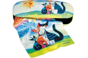 Fridolin Etui na okulary zestaw "Wachtmeister - Momenti di felicita" ze ściereczką do czyszczenia okularów