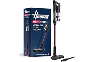 Hoover HF1 Plus Cordless Vacuum Cleaner with Turbo Suction Mode, Up to 45 Min Runtime, LED Lights, Anti Hair Wrap, Handheld Capability with Multi-Floor Nozzle and Crevice Tool [HF1P10H]