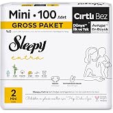 Sleepy Extra G&uuml;nl&uuml;k Aktivite Gross Paket Bebek Bezi 2 Numara Mini 4x100 Adet