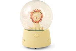 Mousehouse Gifts - Lion Musical Snow Globe, Charming Christmas Snow Globe for Baby Boys or Girls