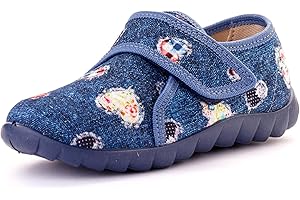 Nordan 360350 scarpe per bambini comode e antiscivolo in tessuto per passeggiate, asilo e casa