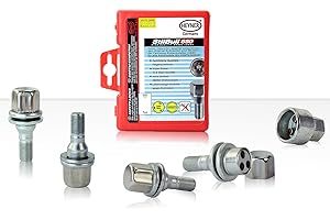HEYNER Germany Fits Citroen DS3 Models 2009 To 2024 StillBull Locking Wheel Nuts M12x1.25 Set 4 Locks Alloys Antitheft Protection Bolts ZH4