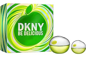 DKNY Be Delicious Set Regalo da Donna - Eau de Parfum 100ml, Eau de Parfum 30ml - Fragranza Floreale Fruttata, Persistente, Donna Karan New York
