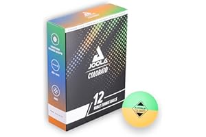 Joola Colorato - Set di Palline da Ping Pong con 12 Palline Colorate