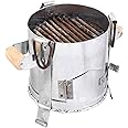 PTR Pure Iron Sigdi/Chulha/Griller Heater Oven/Iron Ashtray/Angeethi/Coal Charcoal Stove/tandoor with Iron Chimta