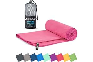 Fit-Flip Toalla Microfibra - para el Gimnasio y la Playa - compacta, Ultraligera, Grande y de Secado rápido - Toallas microfibras de Natacion, Gym, Viaje y Piscina