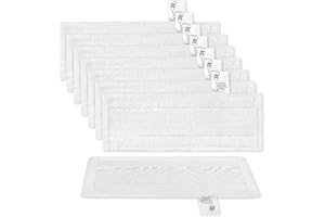 KEEPOW Juego de 8 paños de microfibra compatibles con accesorios de limpieza a vapor Kärcher EasyFix SC, boquilla de suelo, paños lavables