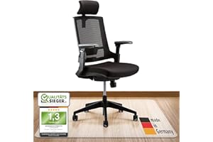 ‎KÖNIGWERK Königwerk Bodenschutzmatte Bürostuhl versch. Größen - Bürostuhl Unterlage rutschfest in milchweiß - Made in Germany - 100 x 120 cm