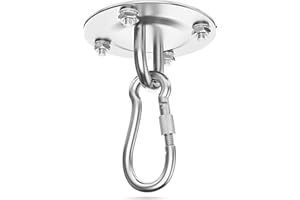 MSPORTS Gancio da soffitto per sacco da boxe, portata 400 kg, supporto per sacco da boxe