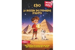 Eno, le mystère des pyramides d’Égypte:: Un Livre d’aventure fantastique pour enfants 7–10 ans – Histoire illustrée avec des jeux et un quiz