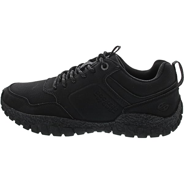 Dockers By Gerli Herren Sneaker – Low-Top Aus Leder In Schwarz/Grau – Bequeme Freizeitschuhe Für Alltag Und Business