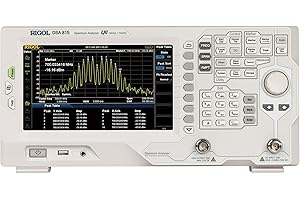 RIGOL DSA815-TG Spectrum Analyzer, Sweep Type, 9kHz~1.5GHz, Resolution Bandwidth 10Hz~1MHz, Display Average Noise Level -155dBm, with Tracking Source, Option EMI Test Function