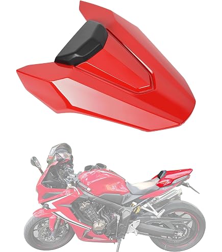 SKINII Capot Selle Couverture Arrière Siège Passager Arrière Moto Pièce Carénage pour CBR650R pour CB650R pour CBR 650R pour CB 650 R 2019–2023 Carénage Queue Section (Couleur : Rouge SKINII Capot Selle Couverture Arrière Siège Passager Arrière Moto Pièce Carénage pour CBR650R pour CB650R pour CBR 650R pour CB 650 R 2019–2023 Carénage Queue Section (Couleur : Rouge