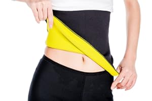 VINMIN Valentina Unisex Hot Body Shaper Neoprene Tummy Control Belt Tummy Control Shapewear Tummy Control Fat Burning Best Abdominal Trainer Workout Sauna Suit Weight Loss Cincher for Men and Women