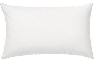 Riva Paoletti 100% Finest White Duck Feather Cushion Inner Pad, 30 x 50cm, Cotton, Ivory
