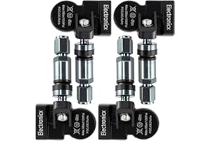 ELECTRONICX 4x RDKS TPMS Tyre Pressure Sensor Tyre Pressure Monitoring System Metal Valve Dark Grey Suitable for Elantra Grandeur i30 Ioniq Kona K5 Niro