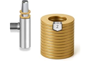 NIMA PARTS Lot de 20 rondelles pour porte de chambre en laiton (acier laiton)