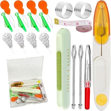 Enfile-Aiguilles 9 Pièces Plastique - Pour Couture Main Et Machine, Aidant Débutants Et Seniors - 10