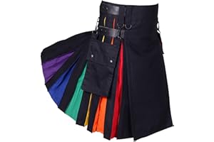 ALL KILTS SPORTS Mens Rainbow Kilt Kilt for Men
