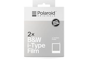 Polaroid Originals 4838 i-Type B&W Film - White Frame (Pack of 2)