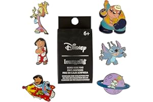 Loungefly Disney Lilo & Stich - Space Adventures - Blind Enamel Pin Purchase - Disney: Lilo & Stitch Enamel Pins - Cute Collectable Novelty Brooch - for Backpacks & Bags - Gift Idea