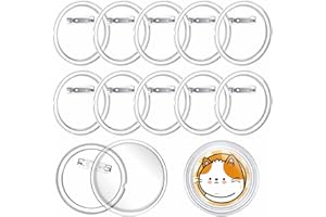 GTDOOCE Badge Personnalisé,Badge Personnalisable,50Pcs Badges,Badge It,Badges avec Epingle pour Vêtements Photo Badge