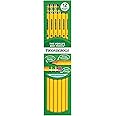 Ticonderoga Wood-Cased Pencils, Unsharpened, #2.5 F Medium, Yellow, 12 Count