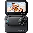insta360 Go 3 (64Gb) Black-Small & Lightweight Action Digital Camera, Portable and Versatile, Hands-Free Pov, Mount Anywhere, Stabilization, Multifunctional Action Pod, Waterproof, for Travel, Vlog