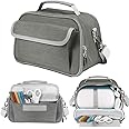 LEFOR·Z Carrying Case Compatible with Cricut Joy and Accessories,Portable Tote Storage Bag for Craft Pen Set and Basic Tool Set,Gray