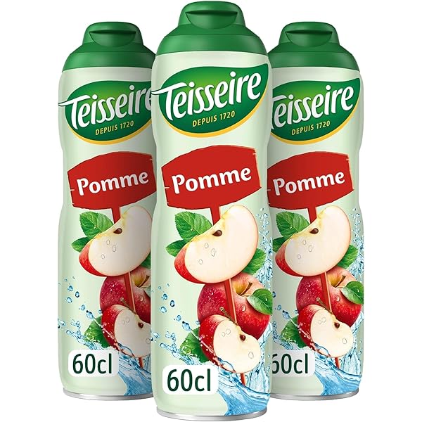 Pack De 3 Sirops Teisseire 0% De Sucre Citron - 3 X 60 Cl