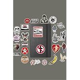 Ms Major Selection Punk Rock Metal Sticker Paketi/Bullet Journal Defter &Ccedil;ıkartma Ajanda Laptop Etiket, 568476168798466