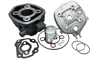 LG-MOTORS POWER ENGINEERING Cilindro completo de cabeza ø38-49 cc Minarelli H2O Aerox Nitro F12 JOG ARK