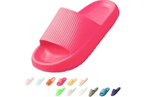 Sumvov Cozyslides Original Damen Schlappen 100% EVA Super Weich Rutschfest Badeschuhe Cozislides Original Hausschuhe Damen
