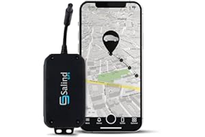 SALIND GPS Salind 01 2G - Localizador GPS para Coche, Moto y Otros Vehículos - Conexión Directa a Batería - Seguimiento en Tiempo Real, Historial de Rutas y Alarmas - Longitud Total del Cable 1,57m