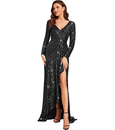 gyios elegant sequin off-shoulder maxi dress reviews Ruched Long Off-Shoulder Sequin Prom Dress