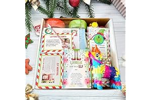KEFFOR Elf Kit 24 Days of Christmas, Fun Elf Activities Elf Props, Elf Accessories, Elf Mischief, Prop Pack, Elf Antics, Christmas Countdown Gift for Children Teens Christmas Activities (24 Days)