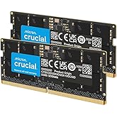 Crucial RAM 64GB Kit (2x32GB) DDR5 4800MHz CL40 Diz&uuml;st&uuml; Bilgisayar Belleği CT2K32G48C40S5