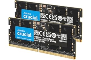 Crucial RAM DDR5 32GB Kit (2x16GB) 5600MHz SODIMM, Memoria para Ordenador Portátil/Laptop, Mini PC (o 5200MHz / 4800MHz) CL46 - CT2K16G56C46S5