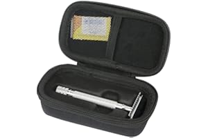Khanka Hard Travel Case for Merkur Rasierhobel 23C 33C 34C Long Handle Safety Razor.(case only)