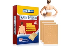 ‎MQXUNMI MQXUNMI Schmerzpflaster 60 Stück - Wärmepflaster Gegen Gelenk - Schmerzpflaster Rücken für Knie, Rücken, Gelenk und Schulter - Schmerzen Muskeln und Gelenkschmerzen - Schnelle, Gezielte Linderung