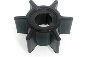KUNOANZ 369-65021-1 369650211 Water Pump Impeller For Nissan Tohatsu 2/2.5/3.3/3.5/4/5/6 HP 2/4 Stroke Outboard Sierra 18-3098 Mercury Mariner 47-16154-3/161543 2HP 2.5HP 3.3HP 3.5HP 4HP 5HP 6HP 1/2 Cylinder