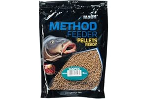 Jaxon Method Feeder Pellets - Comida básica para pesca (500 g) (Scopex/PM-PR09)