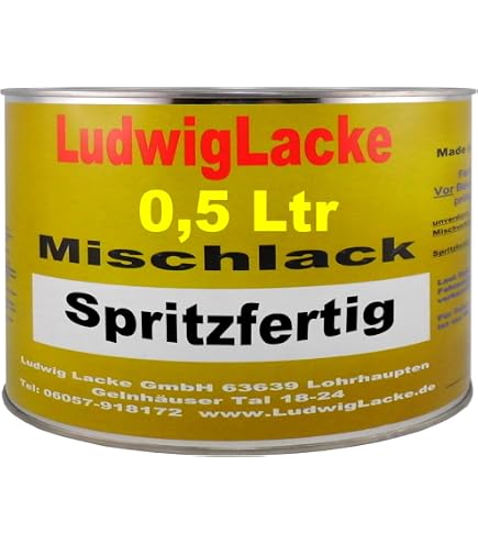 Peinture Auto 2K Lackpoint VW LY3D Tornadorot - Set 5 Litres, Acrylique, Couleur Rouge, Origine Allemagne
