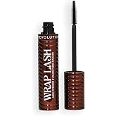Revolution Wrap Lash Tubing Mascara, Brown | Stain &amp; Waterproof for Length and Volume, Vegan &amp; Cruelty Free, 10ml