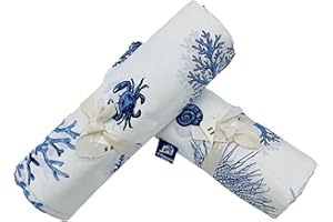 L'EMPORIO CASA Copridivano Telo Arreda tutto Copriletto Coralli - Pesciolini 160X260-260x280-360X280 Lenzuolo Copritutto in Cotone Robusto Granfoulard Copriletto Made Italy (160X280, Coralli)