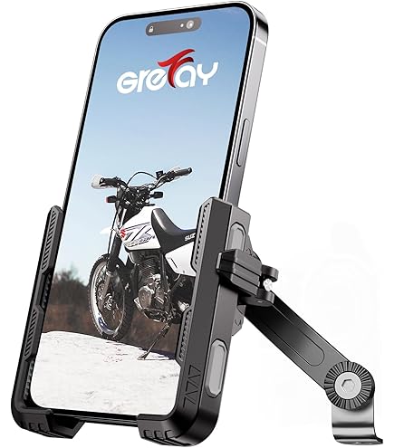 Support GPS Moto Pour SYM CRUISYM 125i/300/Alpha 125 - Alliage Aluminium, Fixation Pare-brise