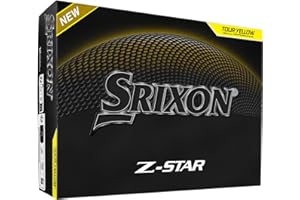 Srixon Z-STAR 8 & 9 - Dozen High Performance Golf Ball | Extreme Distance & Spin | FastLayer DG Core 2.0 | Spin Skin+ Cover | Soft Feel & Control | Available in White & Tour Yellow