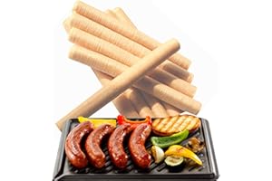 Appoo Vegetarische Wursthüllen Kollagen Wursthülle Häute Bratwurst Getrocknete Wurst Wurst Hot Dog Kollagenhülle 14M 26MM favorable